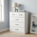 Paddington 4 Door Wardrobe & 3+2 Drawer Chest 4 Piece Bedroom Set