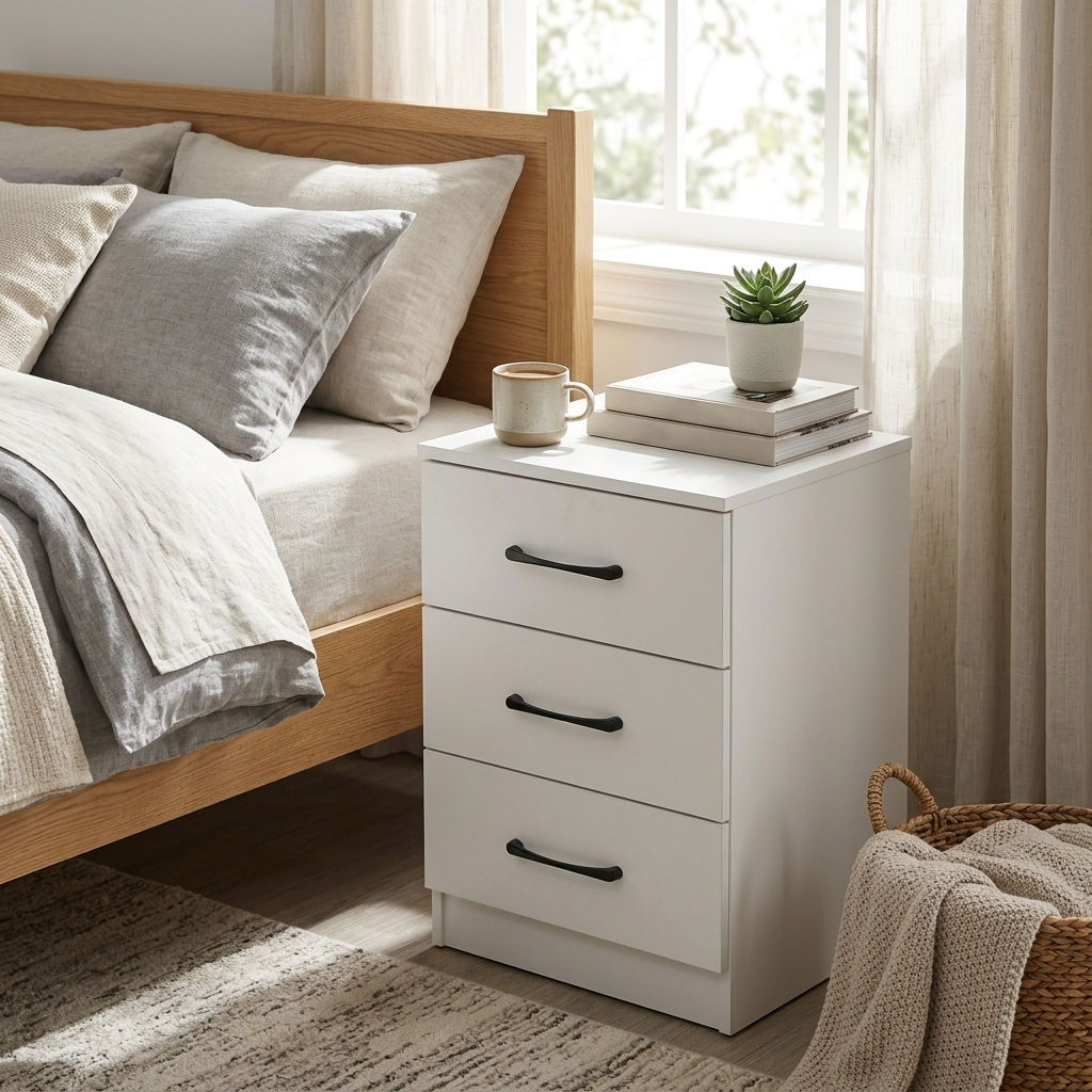 Paddington 4 Door Wardrobe & 3+2 Drawer Chest 3 Piece Bedroom Set