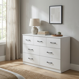 Paddington 4 Door Wardrobe & 7 Drawer Chest 3 Piece Bedroom Set