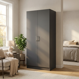 Highbury 2 Door Double Wardrobe & 3 Drawer Chest 2 Piece Bedroom Set