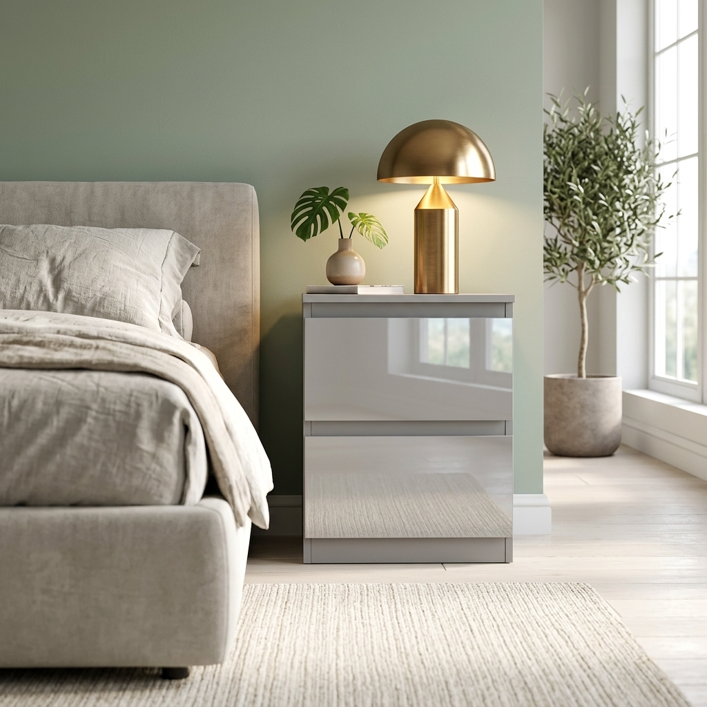 Soho 2 Door Wardrobe, 4 Drawer Chest & Bedside Tables 4 Piece Bedroom Set