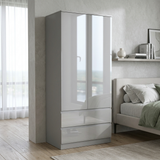 Soho 2 Door Wardrobe, 4 Drawer Chest & Bedside Tables 4 Piece Bedroom Set