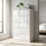 Soho 2 Door Wardrobe, 5 Drawer Chest & Bedside Tables 4 Piece Bedroom Set