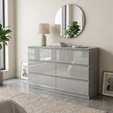 Soho 2 Door Wardrobe, 6 Drawer Chest & Bedside Tables 4 Piece Bedroom Set
