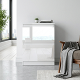 Soho 2 Door Wardrobe, 6 Drawer Chest & Bedside Tables 4 Piece Bedroom Set