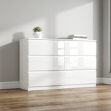 Soho 2 Door Wardrobe, 6 Drawer Chest & Bedside Tables 4 Piece Bedroom Set