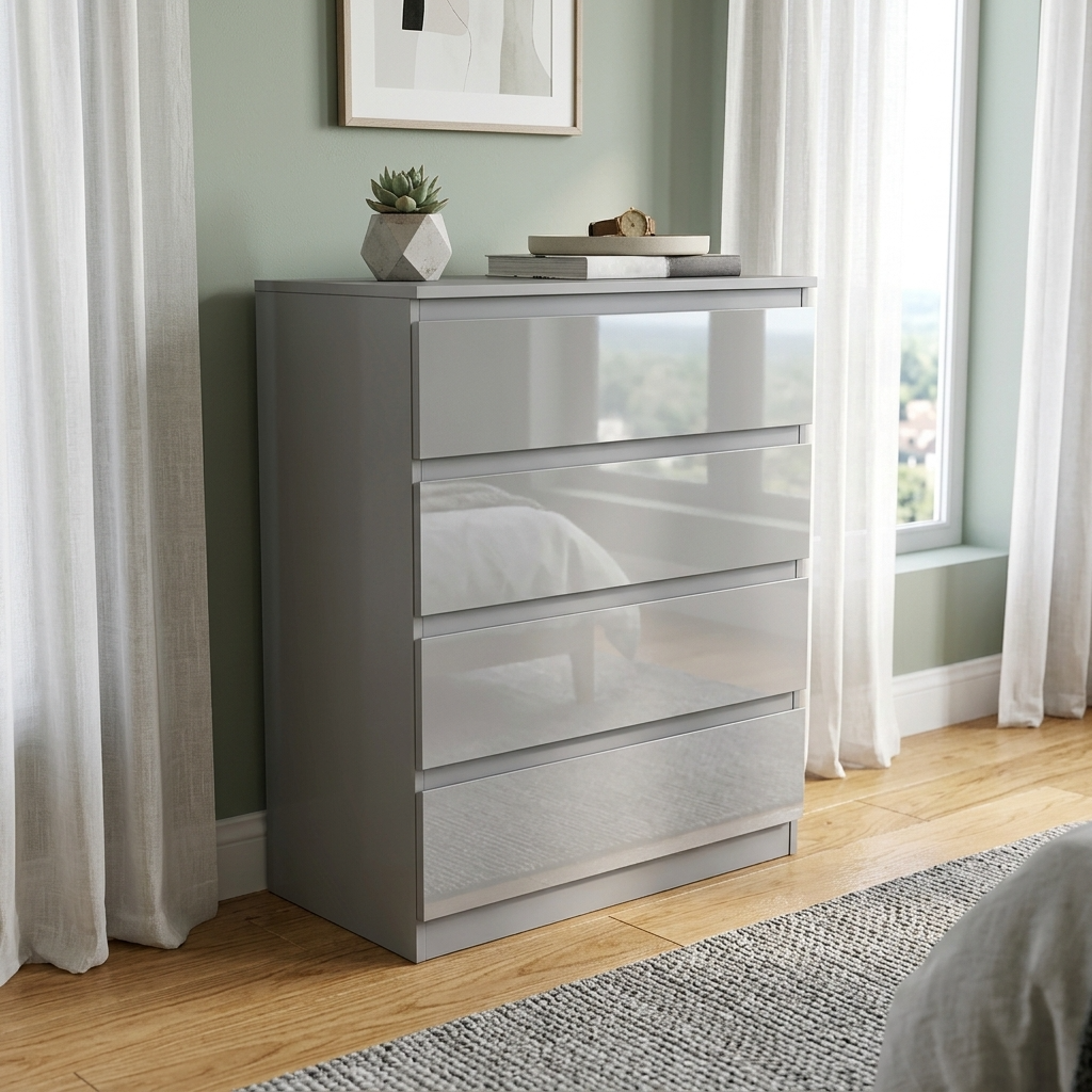 Soho 3 Door Wardrobe, 4 Drawer Chest & Bedside Tables 4 Piece Bedroom Set