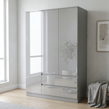 Soho 3 Door Wardrobe, 4 Drawer Chest & Bedside Tables 4 Piece Bedroom Set
