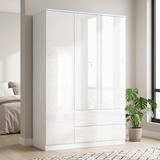 Soho 3 Door Wardrobe, 4 Drawer Chest & Bedside Tables 4 Piece Bedroom Set