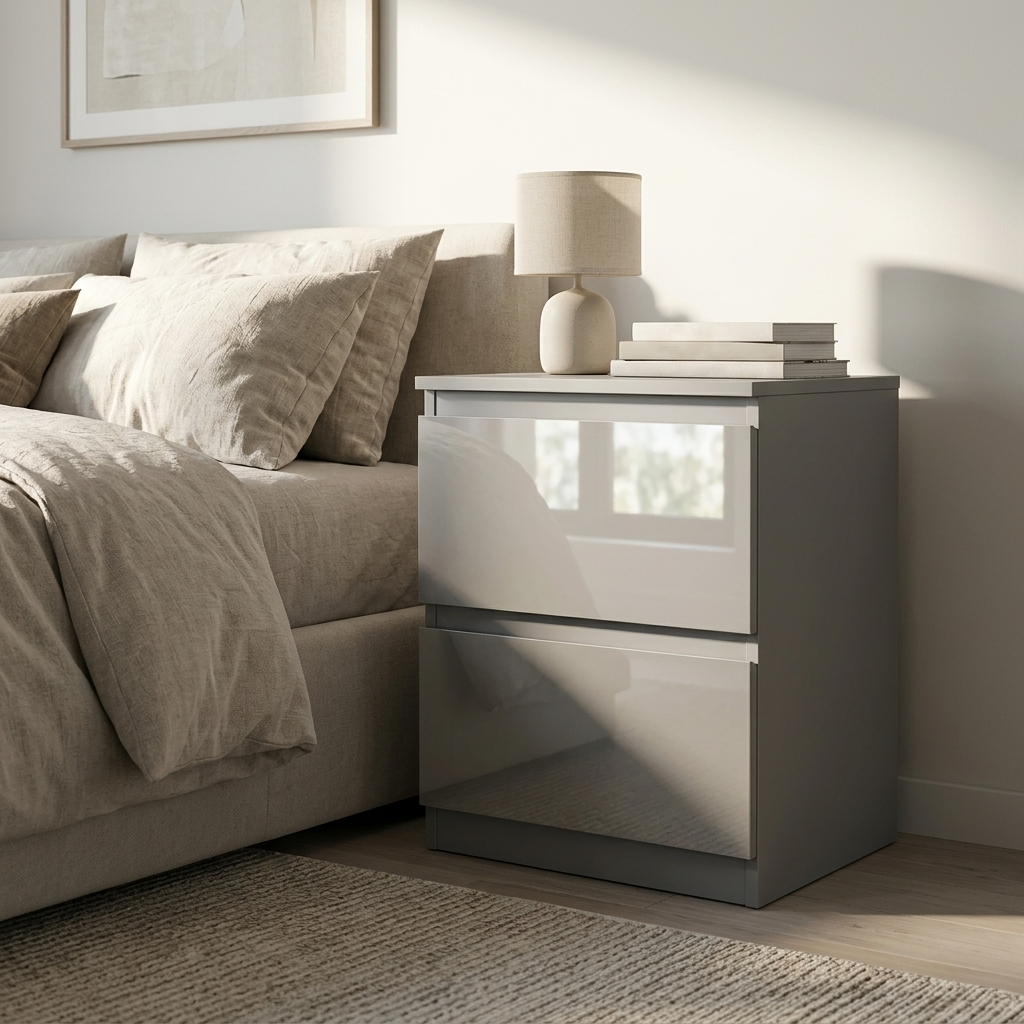 Soho 3 Door Wardrobe, 5 Drawer Chest & Bedside Tables 4 Piece Bedroom Set