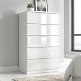 Soho 3 Door Wardrobe, 5 Drawer Chest & Bedside Tables 4 Piece Bedroom Set
