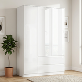 Soho 3 Door Wardrobe, 6 Drawer Chest & Bedside Tables 4 Piece Bedroom Set