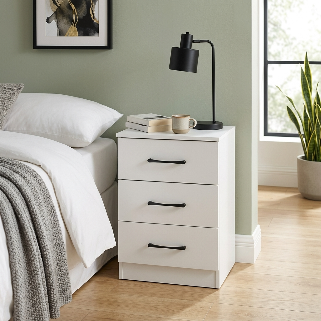 Paddington 3+2 Drawer Chest 3 Piece Bedroom Set