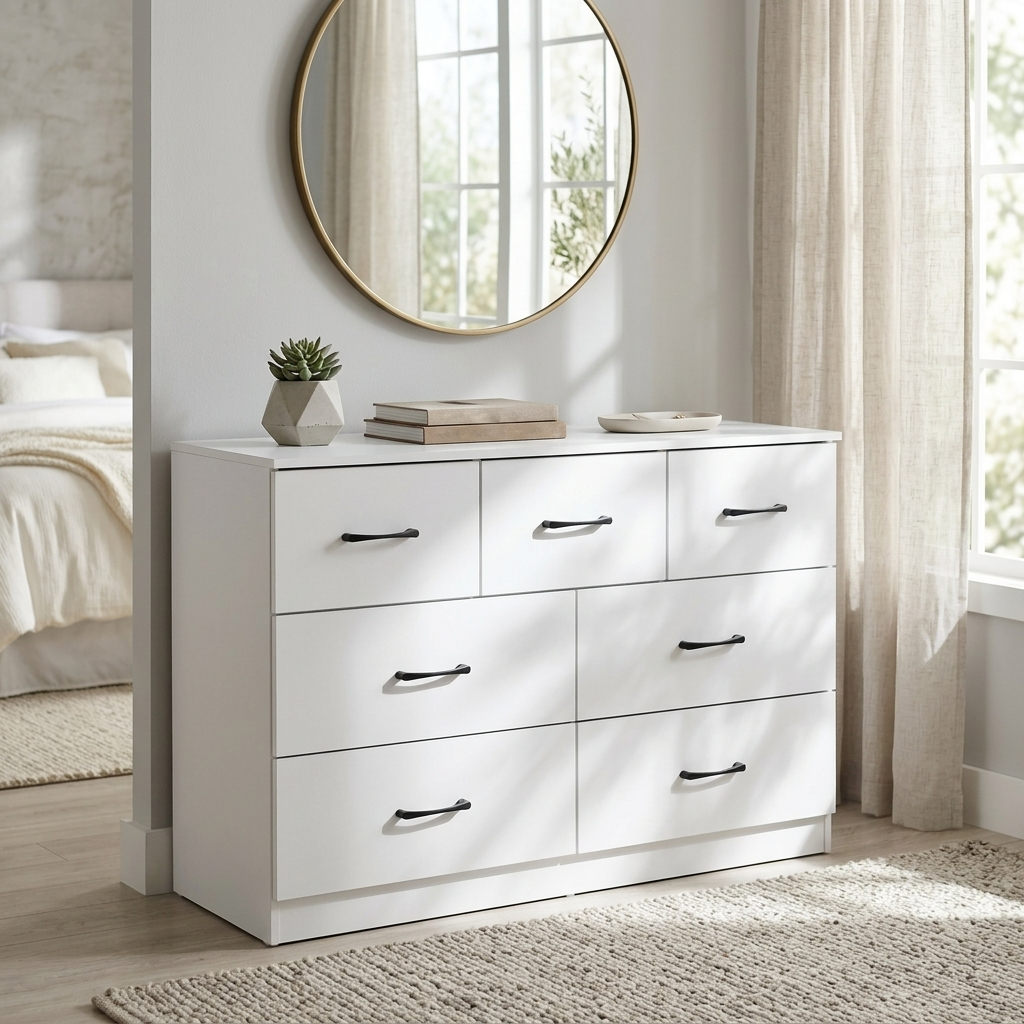 Paddington 7 Drawer Chest 3 Piece Bedroom Set
