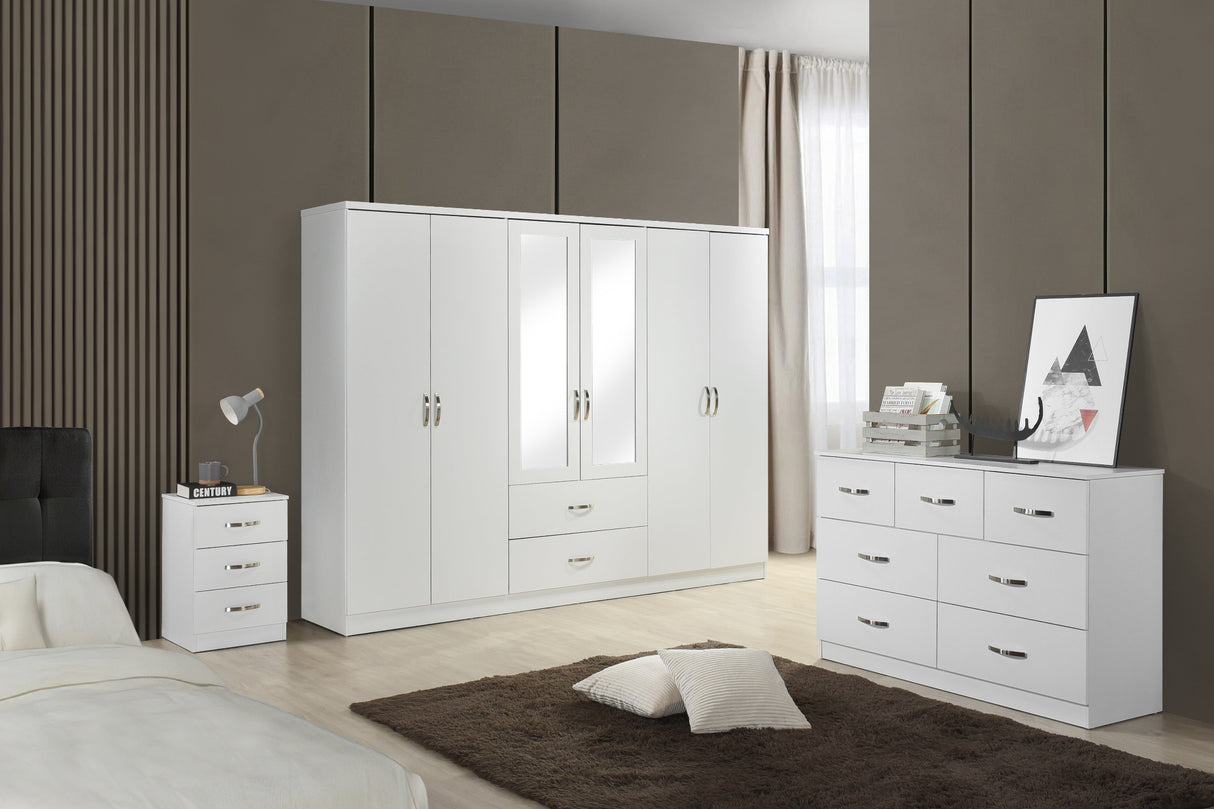 Paddington 7 Drawer Chest 3 Piece Bedroom Set