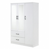 Paddington 3 Door 2 Drawer Mirrored Wardrobe