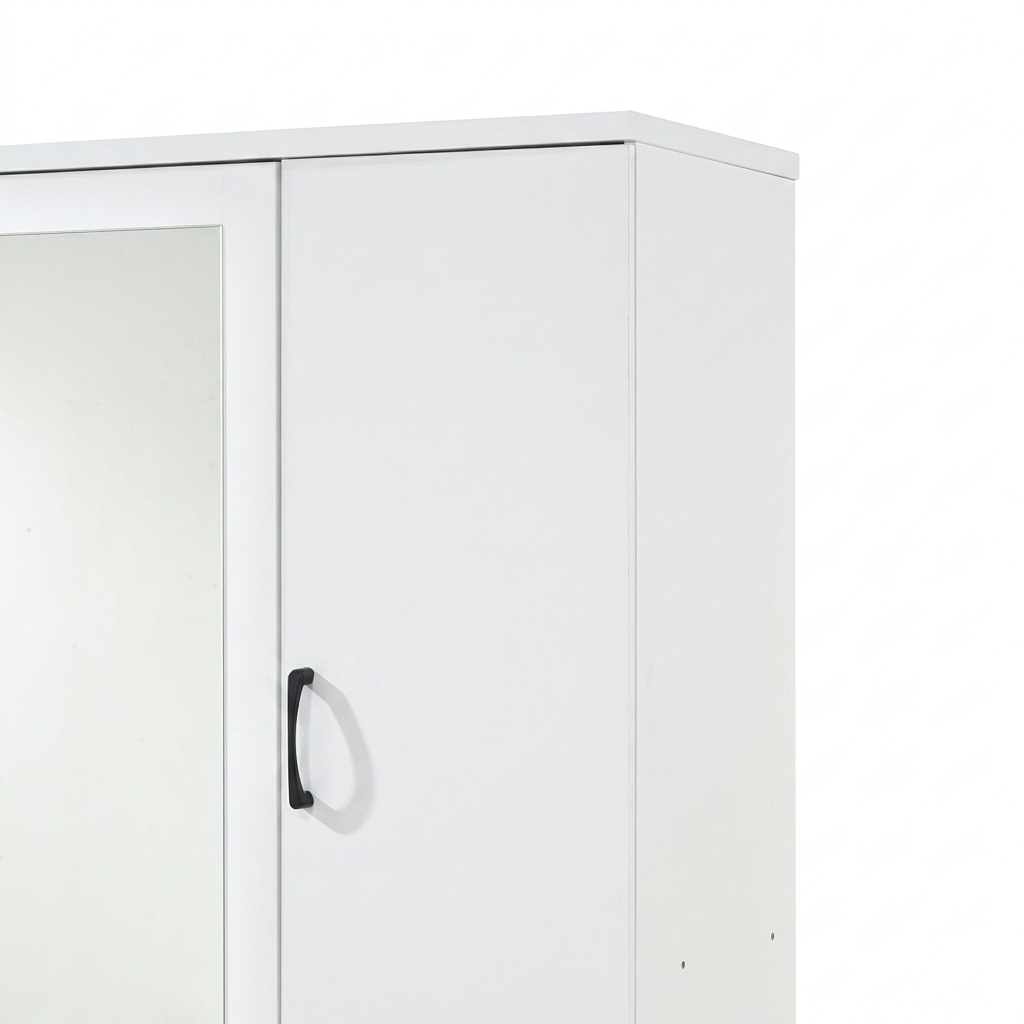 Paddington 3 Door 2 Drawer Mirrored Wardrobe