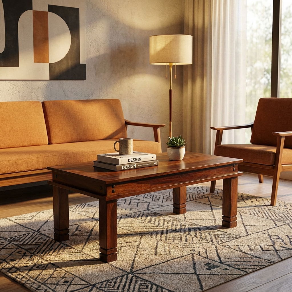 Denali 110cm Chunky Coffee Table