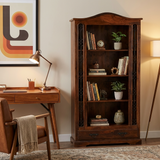 Denali 4 Tier 1 Drawer Bookcase