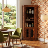 Denali 2 Door Corner Bookcase Display Unit