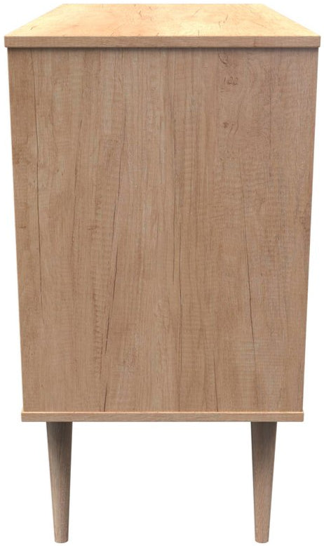 Shanghai 3 Drawer Chest with Wood Legs