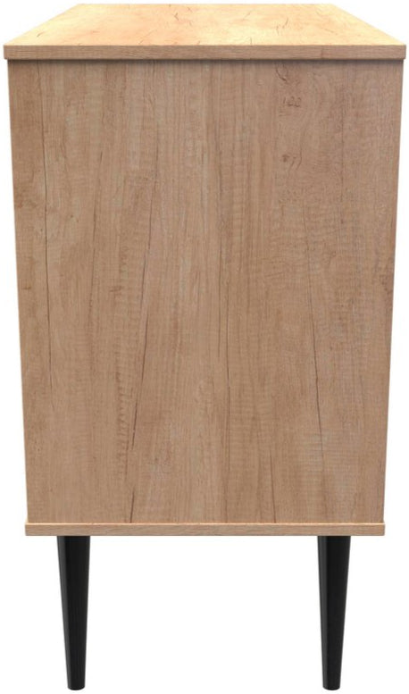 Shanghai 3 Drawer Chest with Black Legs