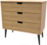 Shanghai 3 Drawer Chest with Black Legs