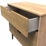 Shanghai 3 Drawer Chest with Black Legs