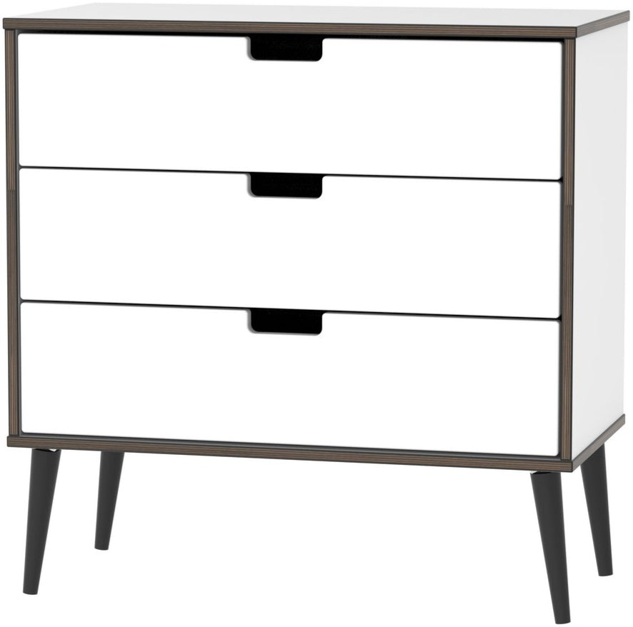 Shanghai 3 Drawer Chest with Black Legs