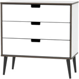 Shanghai 3 Drawer Chest with Black Legs