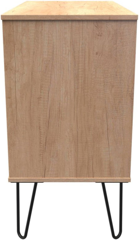 Shanghai 3 Drawer Chest with Black Hairpin Legs