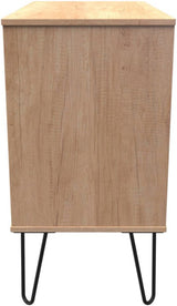 Shanghai 3 Drawer Chest with Black Hairpin Legs