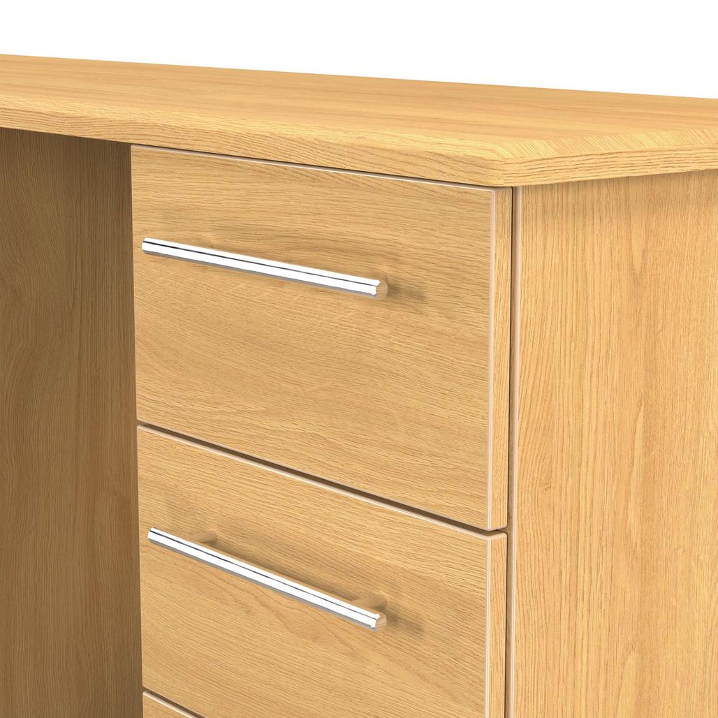 Sherwood 6 Drawer Double Pedestal Kneehole Desk