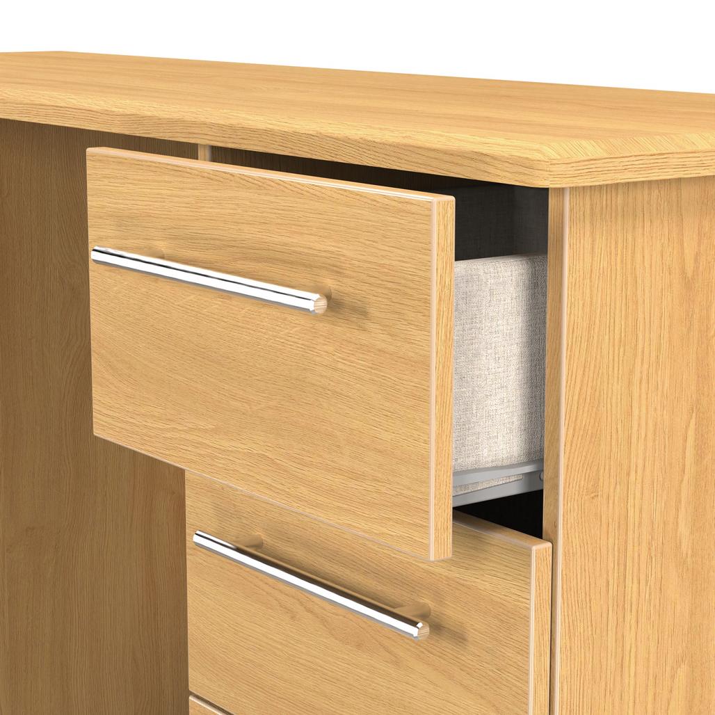 Sherwood 6 Drawer Double Pedestal Kneehole Desk