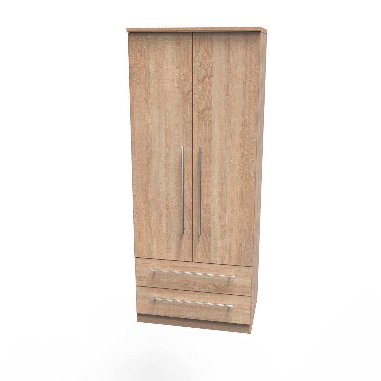 Sherwood 2 Door 2 Drawer Wardrobe