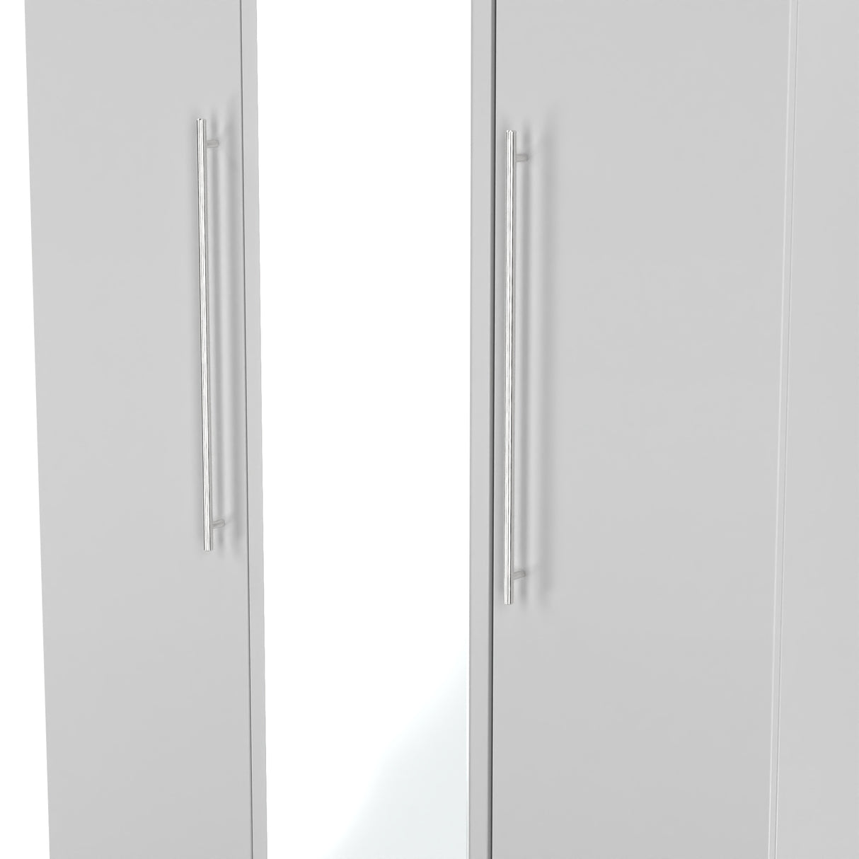 Sherwood Grey Matt 3 Door Mirrored Wardrobe