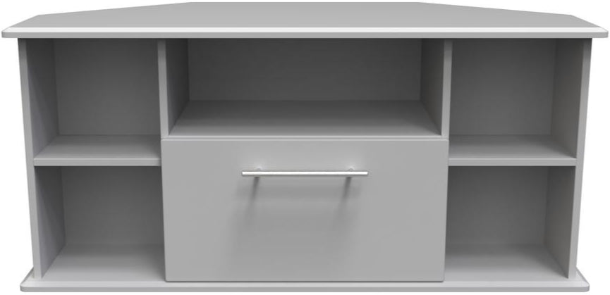 Sherwood Corner 1 Drawer TV Unit with Open Shelving
