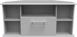 Sherwood Corner 1 Drawer TV Unit with Open Shelving