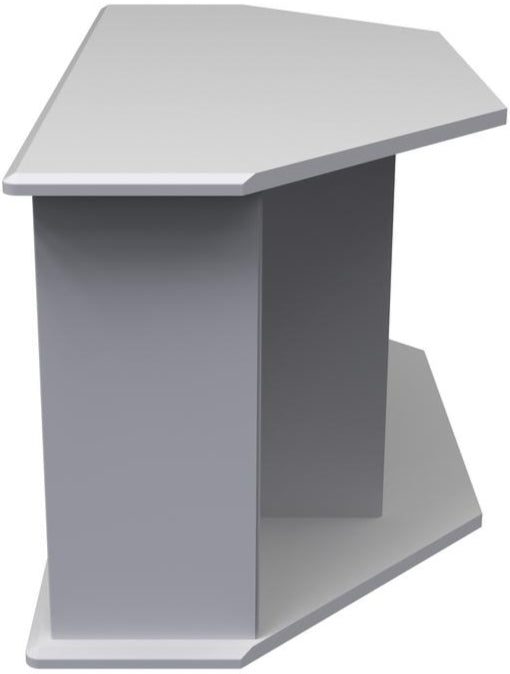 Sherwood Corner 1 Drawer TV Unit with Open Shelving