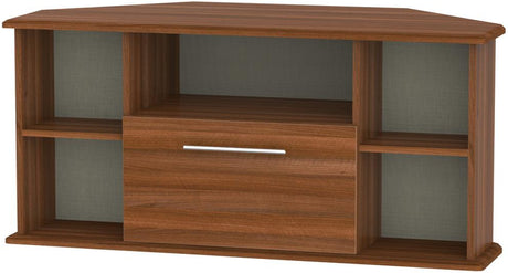 Sherwood Corner 1 Drawer TV Unit with Open Shelving