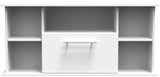 Sherwood Corner 1 Drawer TV Unit with Open Shelving
