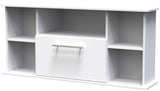 Sherwood Corner 1 Drawer TV Unit with Open Shelving