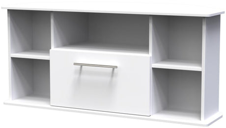 Sherwood Corner 1 Drawer TV Unit with Open Shelving