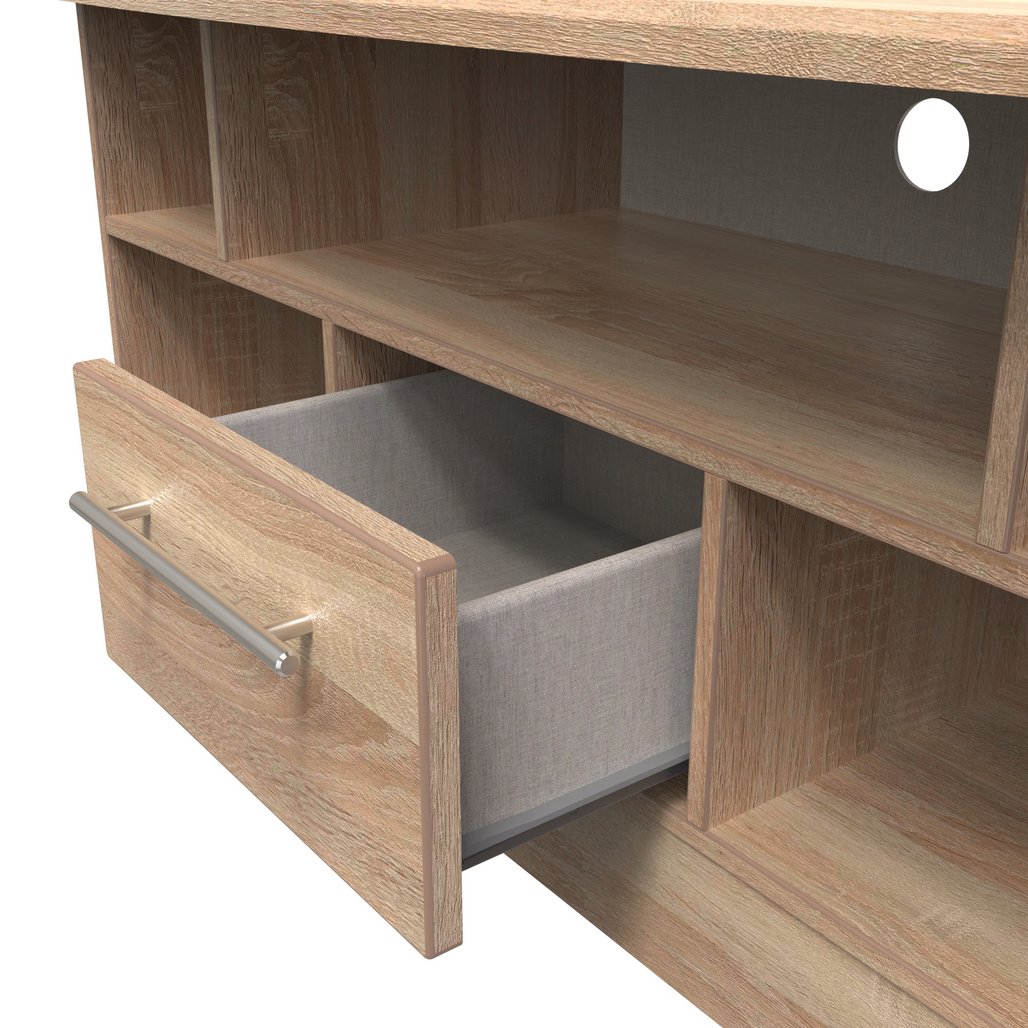 Sherwood 1 Drawer Open Shelf TV Unit