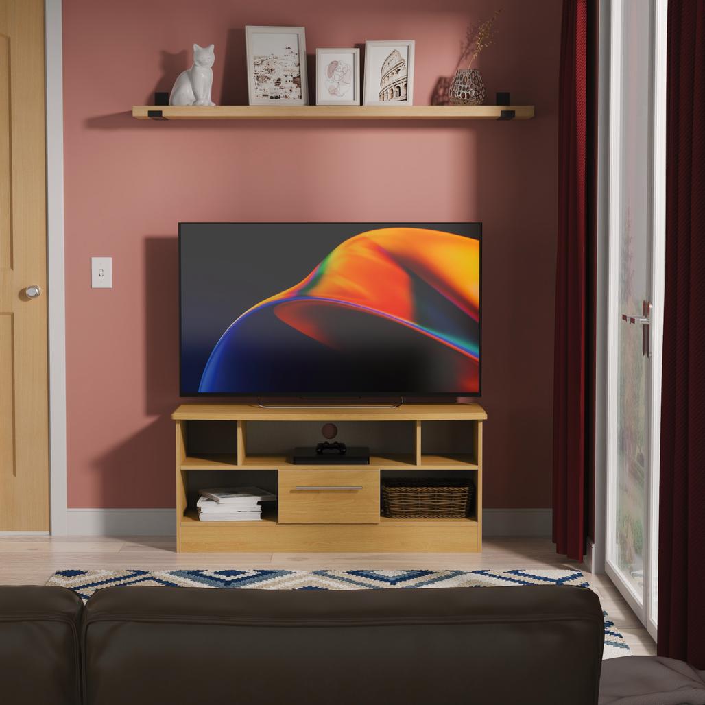 Sherwood 1 Drawer Open Shelf TV Unit