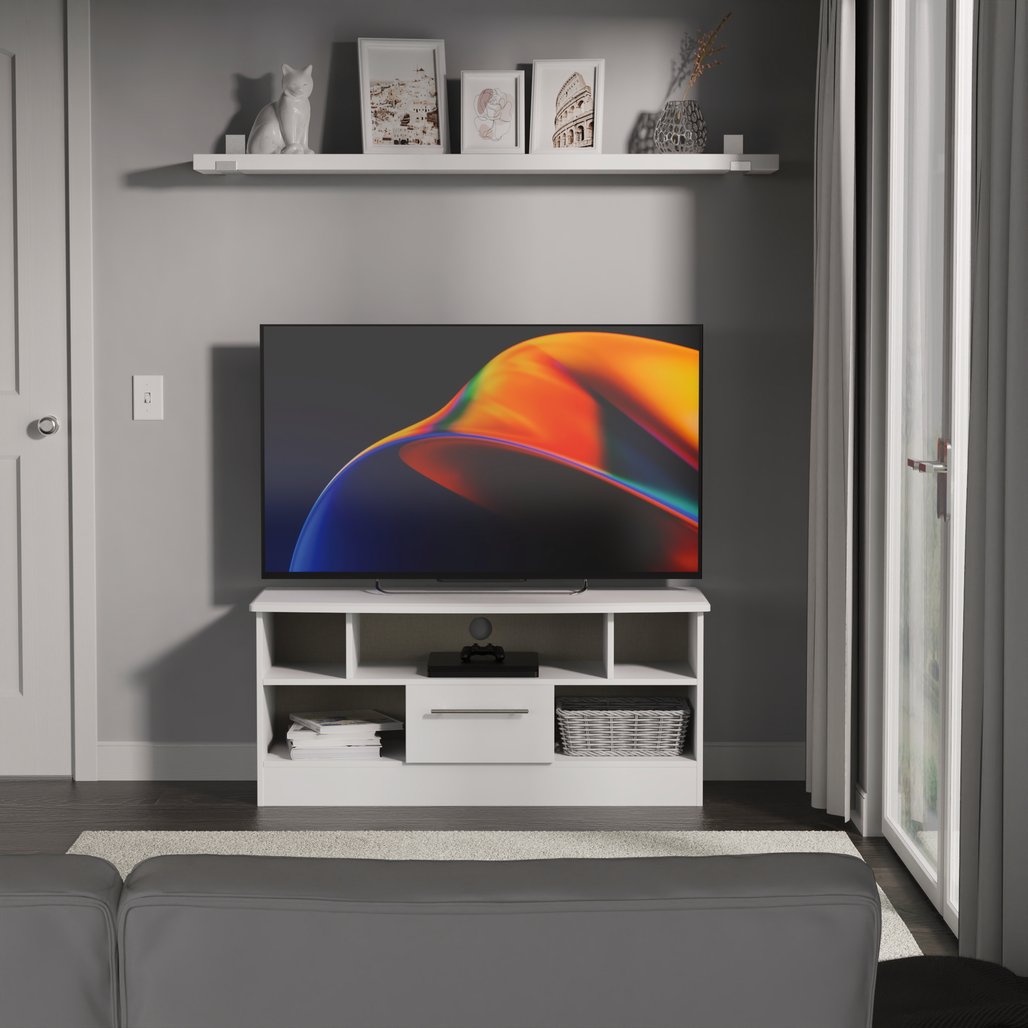 Sherwood 1 Drawer Open Shelf TV Unit