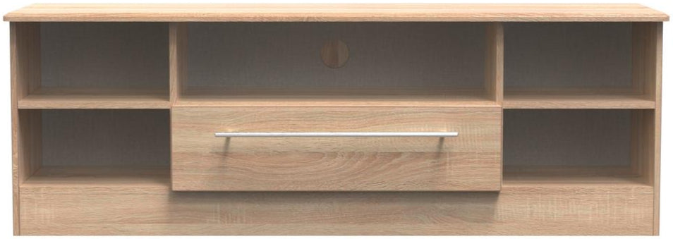 Sherwood Wide 1 Drawer Open Shelf TV Unit