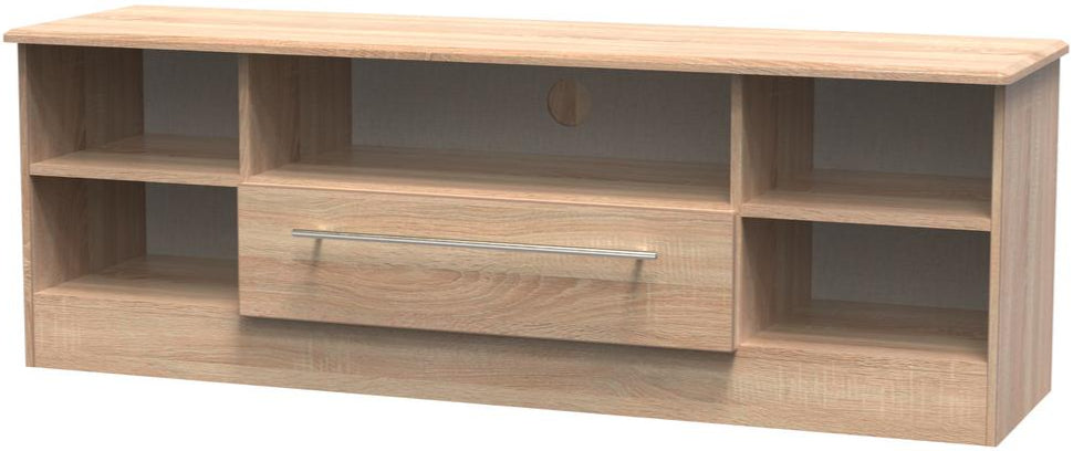 Sherwood Wide 1 Drawer Open Shelf TV Unit