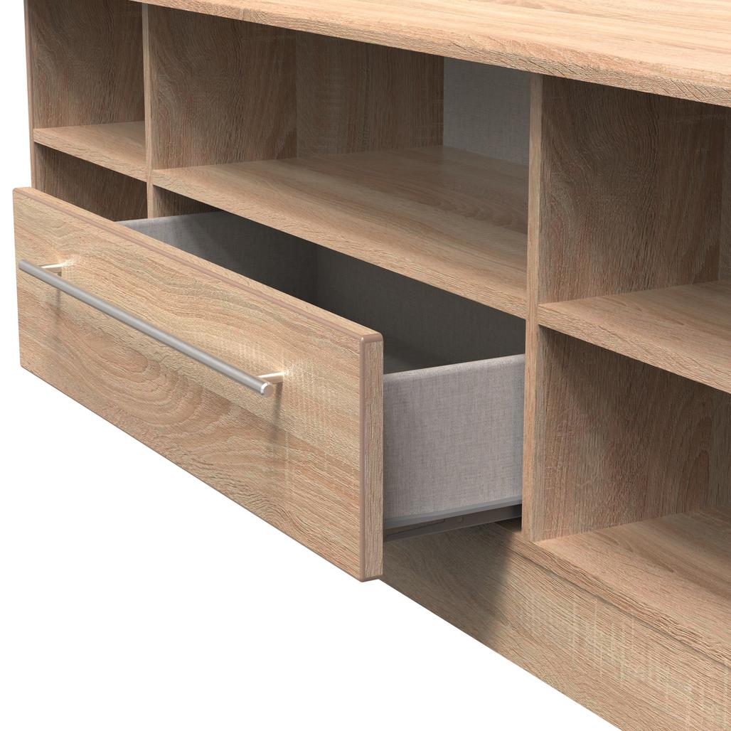Sherwood Wide 1 Drawer Open Shelf TV Unit