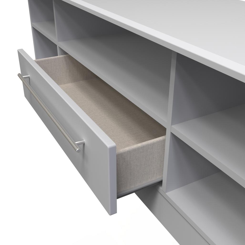 Sherwood Wide 1 Drawer Open Shelf TV Unit